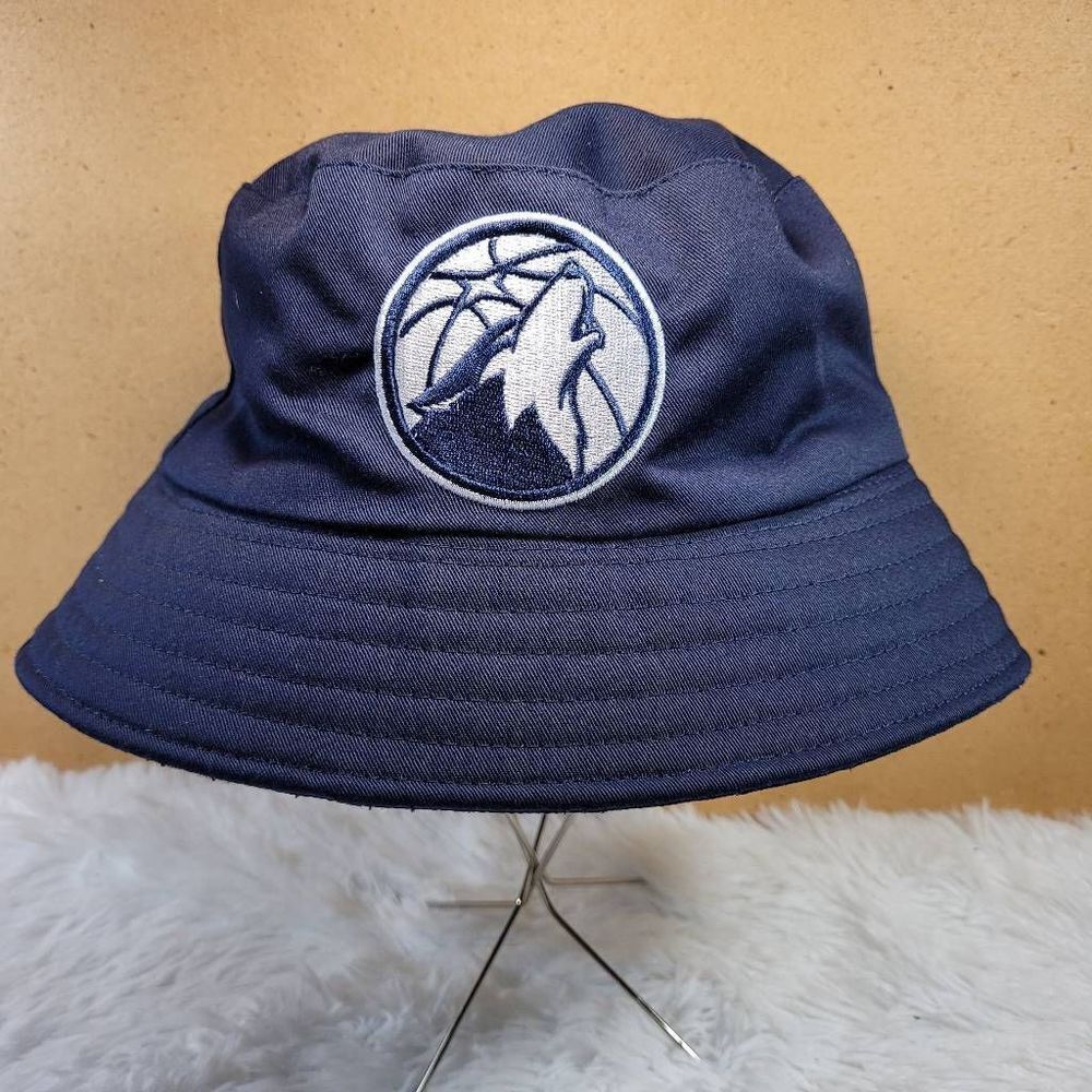 Minnesota Timberwolves Adult Navy Bucket Hat- NWOT